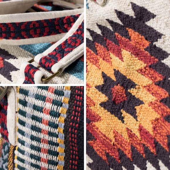 BOHO WEEKENDER DUFFLE BAG ~  NAVAJO - Picture 3 of 8